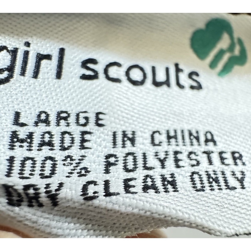Vintage 70s Girl‎ Scout Brownie Hat Brown Felt Wool Beanie Size  Large, As Shown - Picture 4 of 5